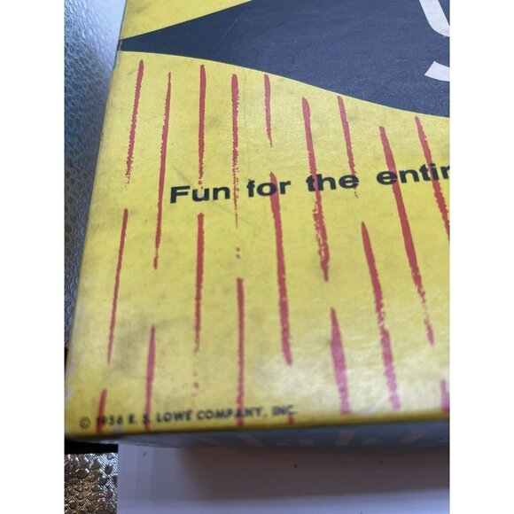 Vintage 1956 Lowe Yahtzee Board Game Dice Family Vintage Condition as is - Picture 4 of 7